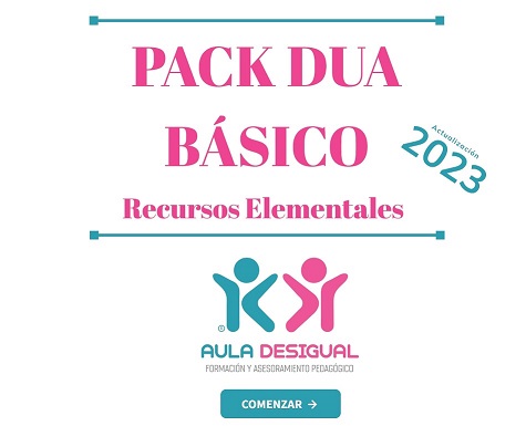 imagen de la portada del Pack DUA Básico en Genialy